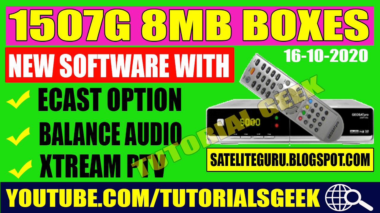 1507G 8MB BOXES NEW SOFTWARE ORYX A1 WITH  DIRECT BISS KEY & BALANCE AUDIO OPTIONs