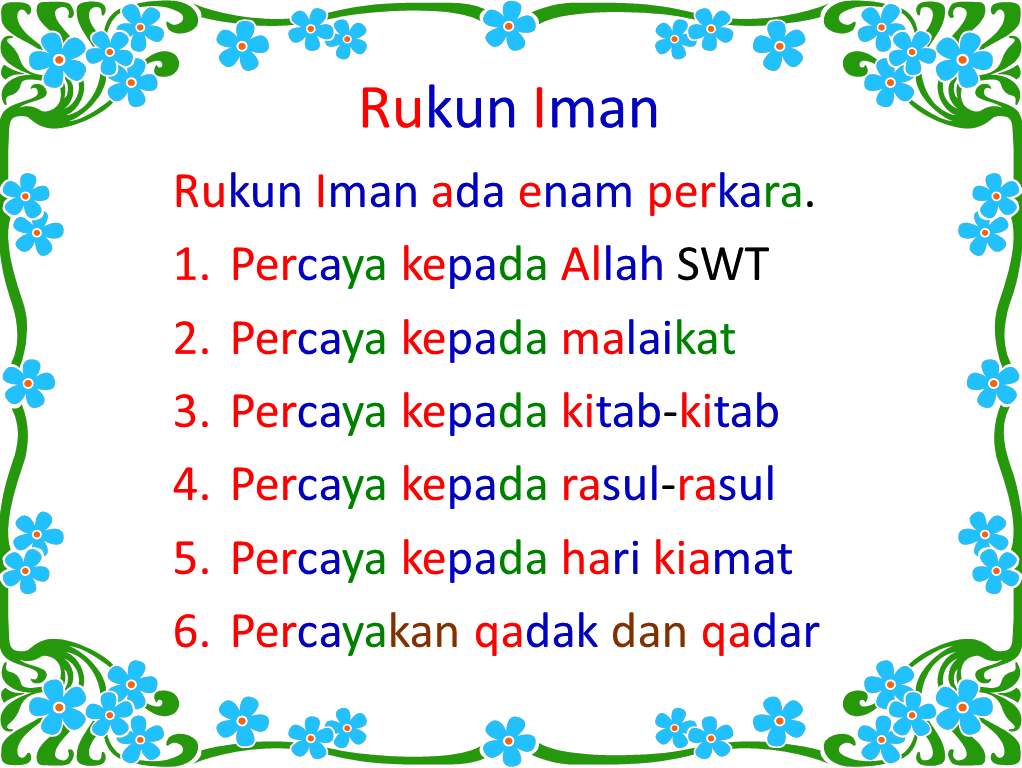 Rukun Wuduk Ada 6 blog pendidikan