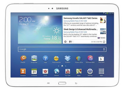 The new GALAXY Tab 3 10.1-inch photo