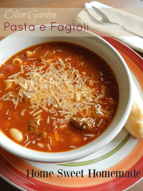 Olive Garden Pasta Fagioli