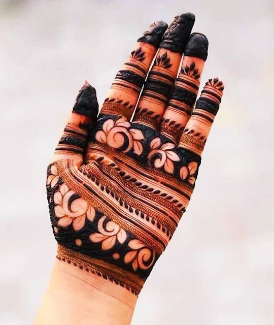 Beautiful Simple Mehndi Design Images For Raksha Bandhan