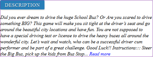 School Bus 3D game review