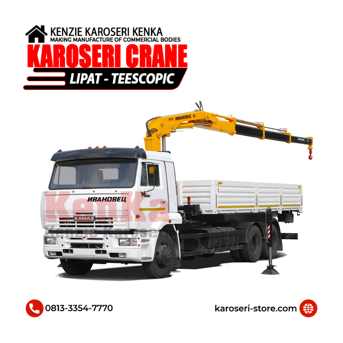 Jasa Pemasangan Karoseri Crane Lipat - Articulate Indonesia