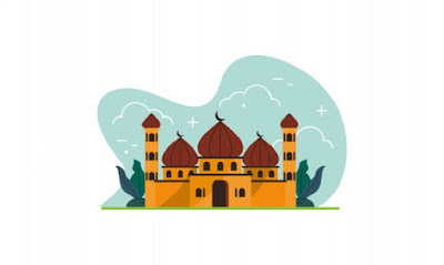 Gambar masjid kartun