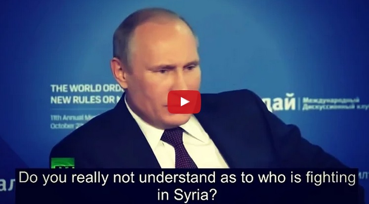 Must Watch: Putin Blows The Whistle On Who Really Created ISIS And How It Continues To Grow