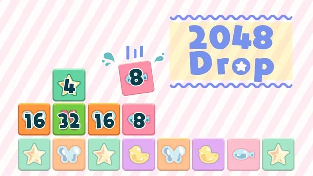 2048 Drop - Start playing a very rewarding number game