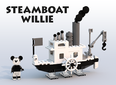 LEGO Ideas Steam Boat Willie
