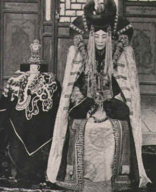 Mongolian royalty also inspiration for padme's costume