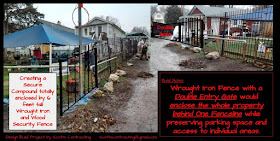 Welding Services Wrought Iron Safety Security Fence Project Scotts Contracting