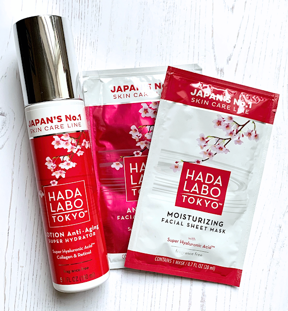 a blog post reviewing hada labo Tokyo skincare products