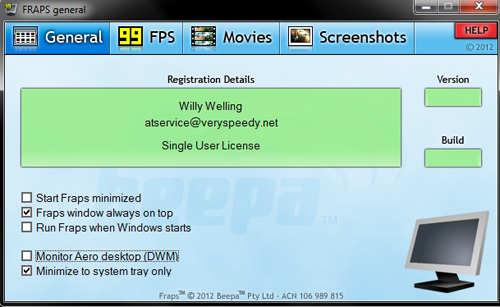 Fraps 3.5.9 Full