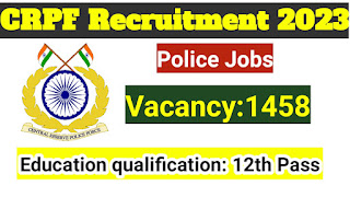 CRPF RECRUITMENT 2022