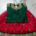 Red and Green Zardosi Lehenga 