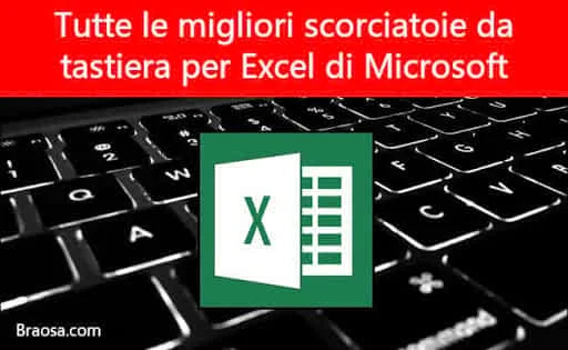 Le migliori scorciatoie da tastiera Excel Microsoft