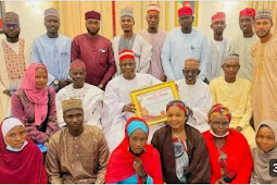 Alumni of Governors college Kano and first lady college Kano paid a courtesy visit to sen Rabi'u Musa Kwankwaso 