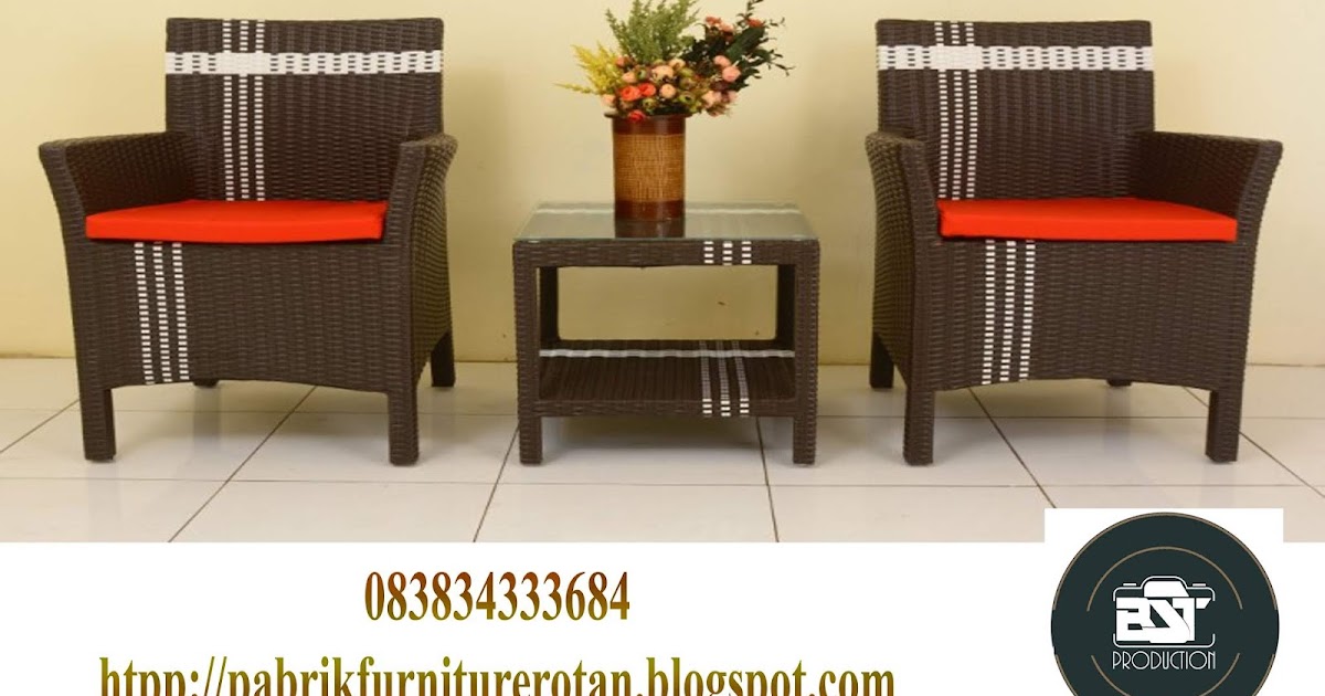 WA 0838 3433 3684 Jual Furniture Rotan  Pengrajin Sofa 