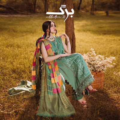 Barg and Luxury Pret Collection By Nishat Linen  New Dresses  3 Piece Suits