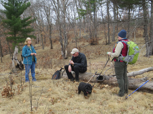 hikers taking a break