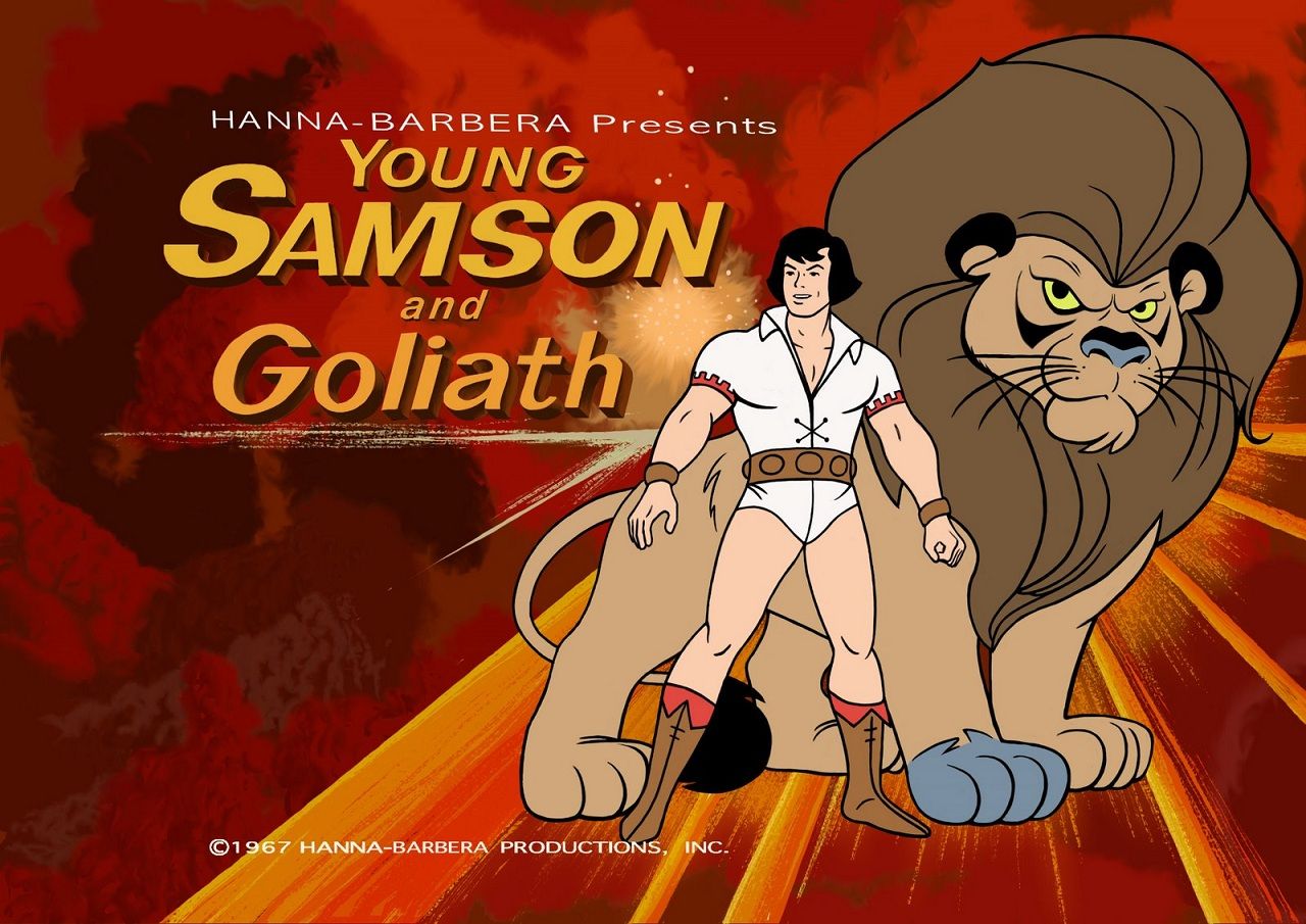 ANIMAÇÃO EM FOCO - "O JOVEM SANSÃO" (SANSÃO & GOLIAS) - HANNA/BARBERA ATACA OUTRA VEZ! 