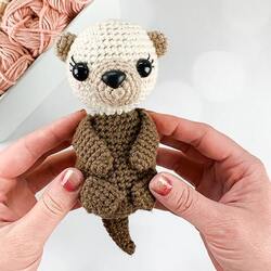 nutria amigurumi patrón gratis