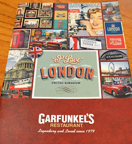 Garfunkels Restaurant London card