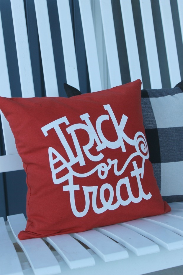 trick or treat pillow