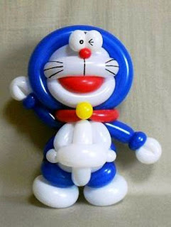 Balon Karakter Doraemon Lucu