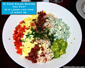salads, salad calories, fattening calories