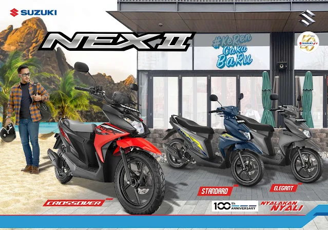 Suzuki Nex II: Motor Matic Irit, Gesit, dan Stylish untuk Aktivitas Sehari-hari
