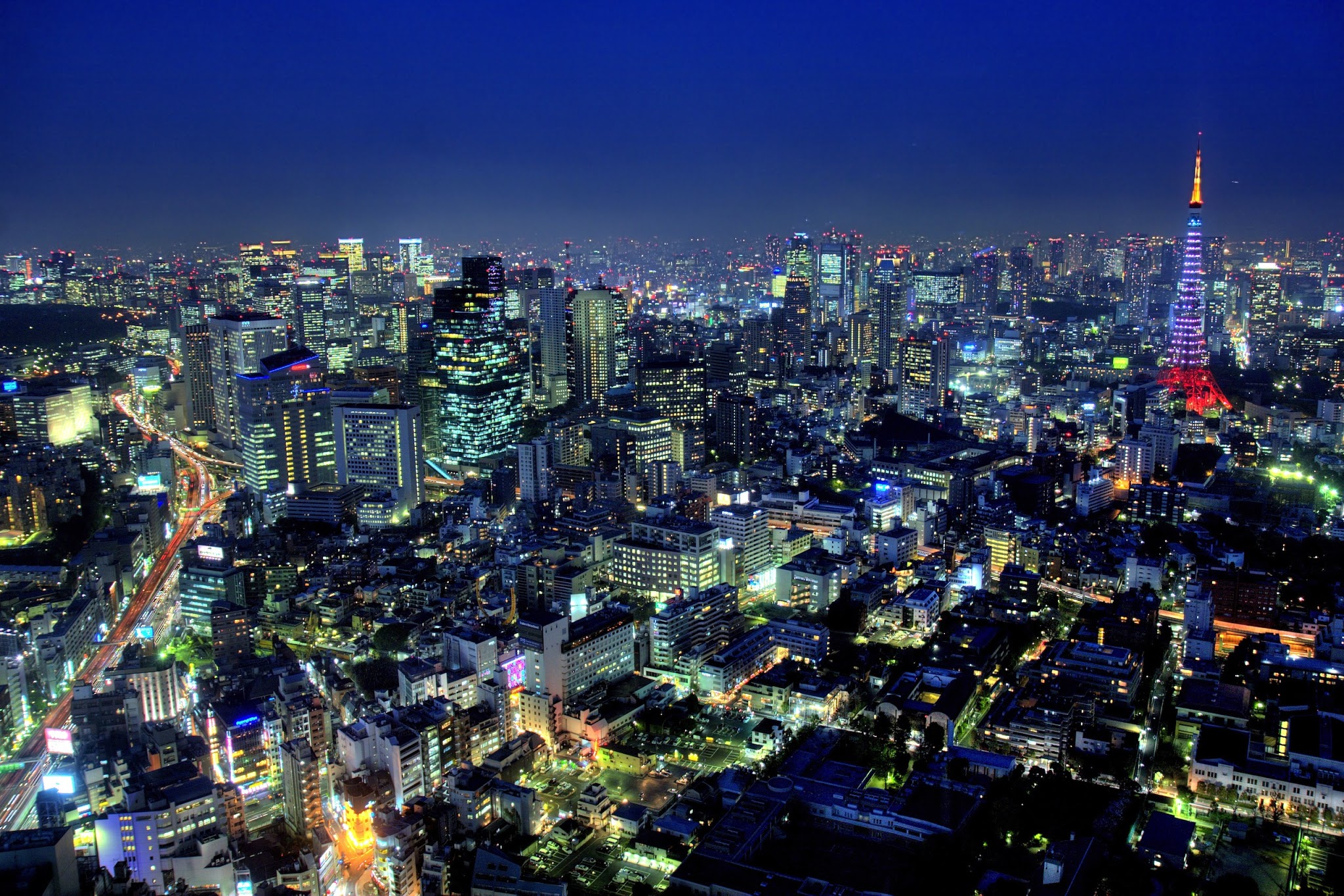 東京 夜景 壁紙