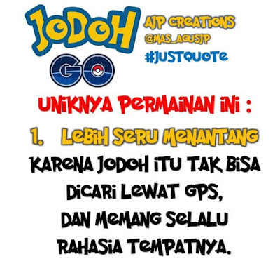 7 Meme 'Jodoh GO' Game Mencari Jodoh Yang Lebih Seru Dibanding Pokemon GO