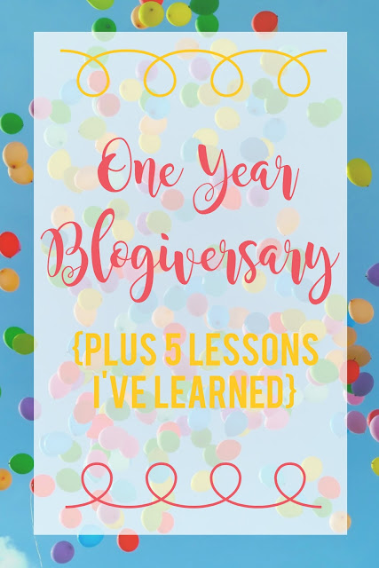 Blogging is not for the faint of heart!  This is just one of the 5 lessons I've learned over the last year.  Click through to see the other 4!