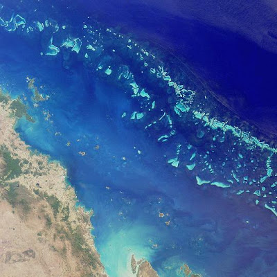 The Great Barrier Reef Satillite Image