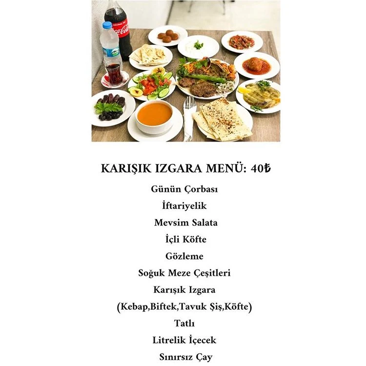 sakarya iftar menü fiyatları 2019 sakarya yemek yenecek yerler sakarya ramazan menüleri