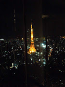 眼下に東京タワー。食事もよかったです。 (tokyotower)