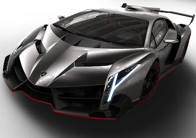 Wallpaper Lamborghini Veneno 2013 Black HD