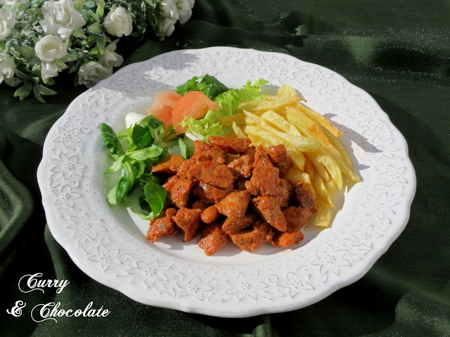 Spanish marinated spicy pork (Picadillo)