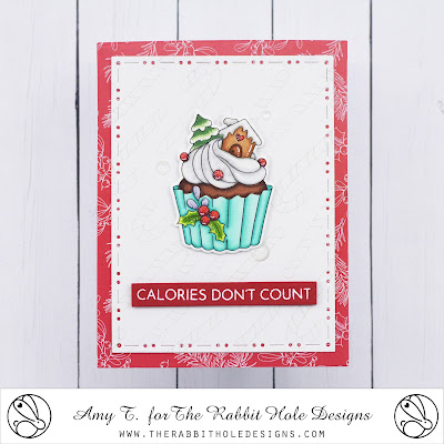 Sweet Christmas Stamp and Die Set illustrated by Agota Pop, You've Been Framed - Layering Dies, Retro Christmas Paper Pack by The Rabbit Hole Designs #therabbitholedesignsllc #therabbitholedesigns #trhd