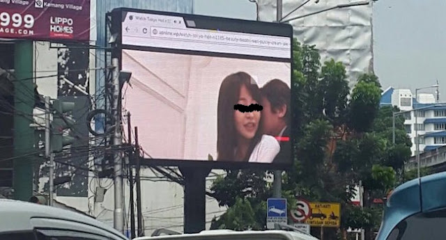 Polda Metro Jaya Berhasil Ringkus Pelaku Penayang Film Porno Pada Videotron Di Kebayoran Baru, Jakarta Selatan