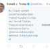 Twitter'dan ABD Başkanı D. Trump'a Sansür