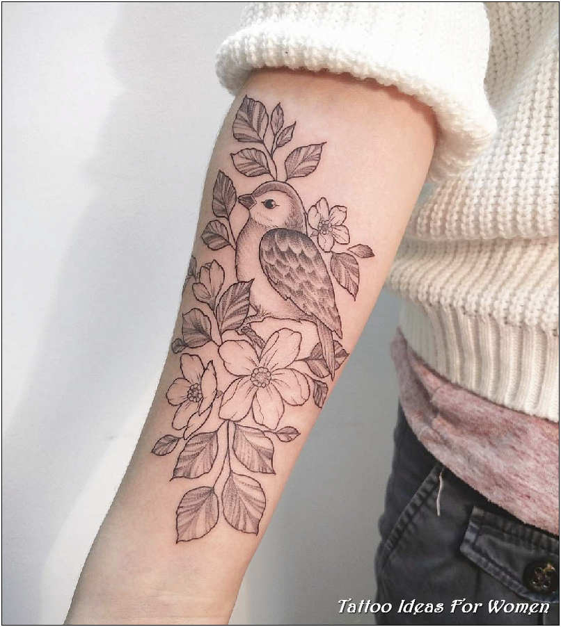 Bird Tattoo Ideas For Women Forearm