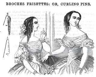 Godey's 1859 Curling Pin Picture