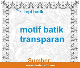  Motif  Batik  pada Garis  Tepi Undangan Makalah Artikel 