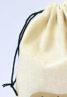 SRM Stickers Blog - Masculine Muslin Bag by Shelly - #birthday #fabric #bag #muslin #twine #stickers