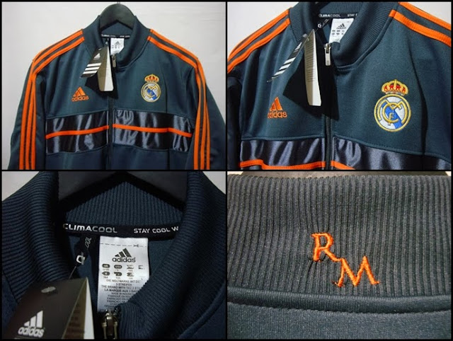 Jaket Grade Ori Anthem Real Madrid Black 2013/2014