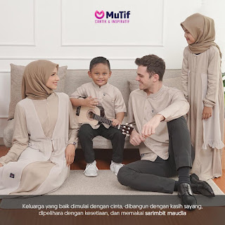 Koleksi Sarimbit  Family Mutif Maudia