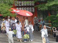 11時から祇園祭　長刀鉾稚児「社参の儀」が執り営まれた