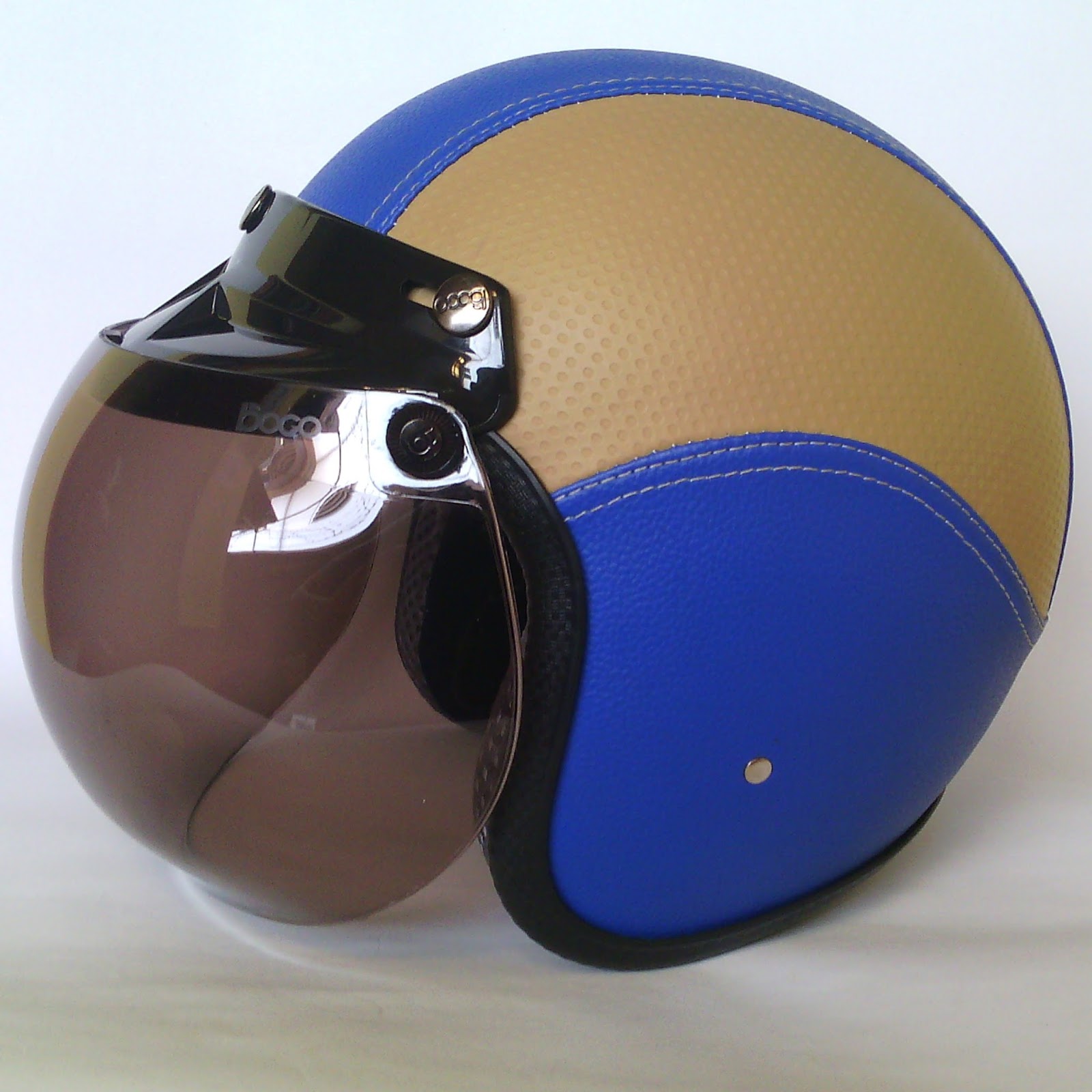 Helm Kaca Bogo Helm Model Kaca Cembung Helm Retro Klasik