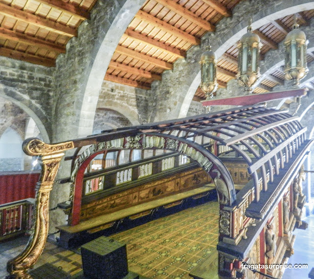 Galera Real da Batalha de Lepanto no Museu Marítimo de Barcelona
