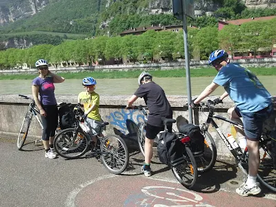 cycling holidays for families in italy lake garda